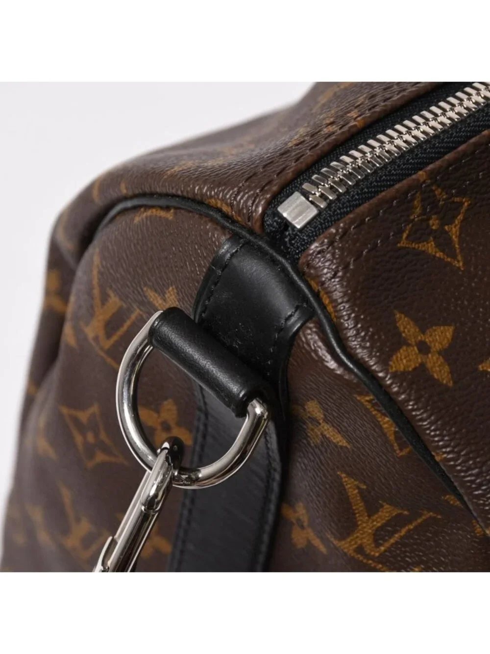 Louis Vuitton Boston Bag Keepall Bandouliere 45 Monogram Brown Gold
